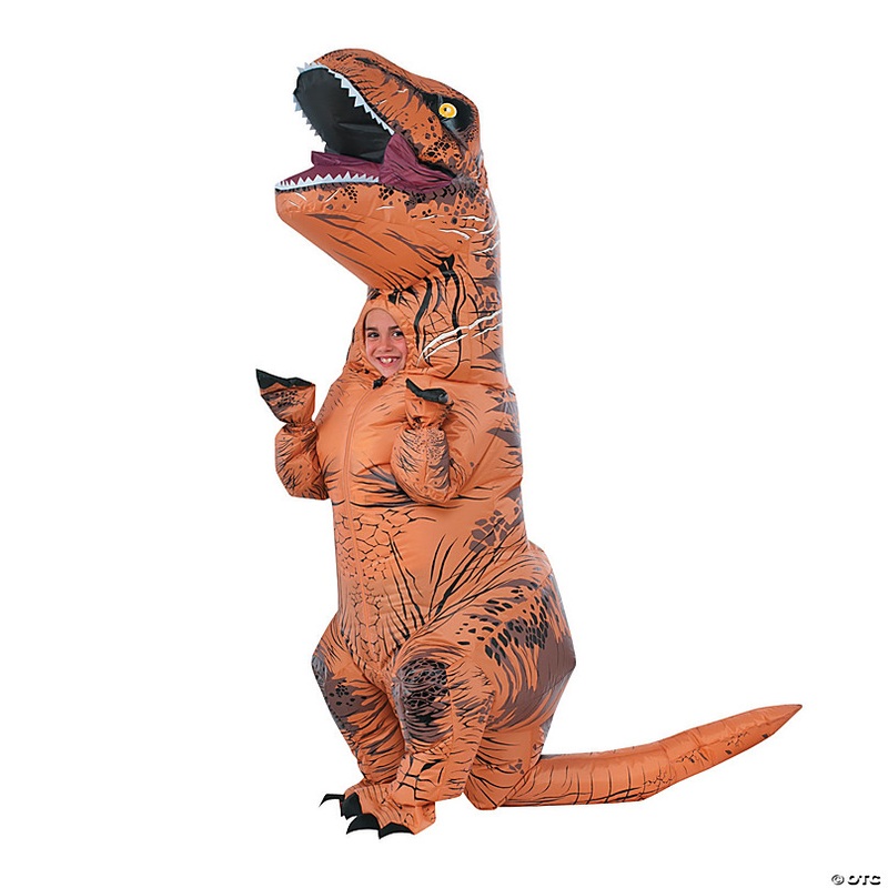 Kids Inflatable Jurassic World T-Rex Costume