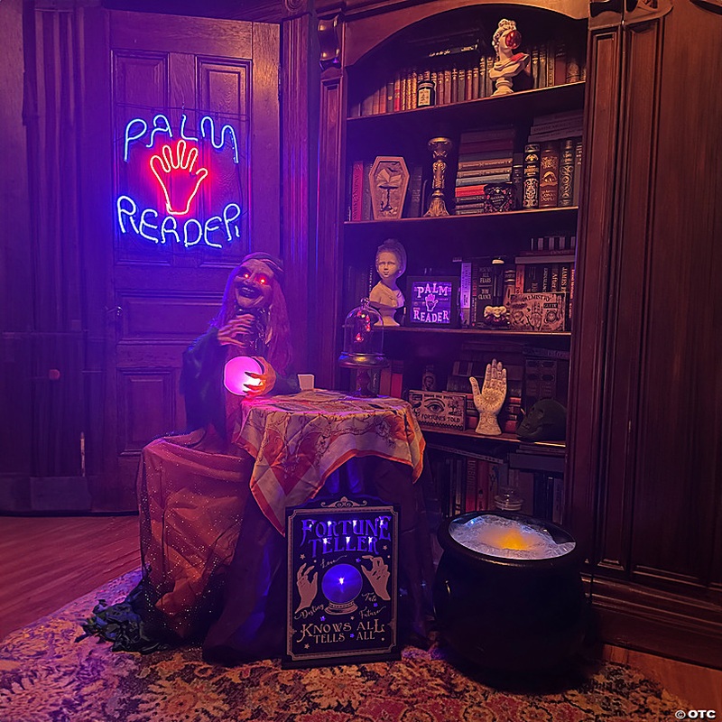 Light Up Palm Reader Sign