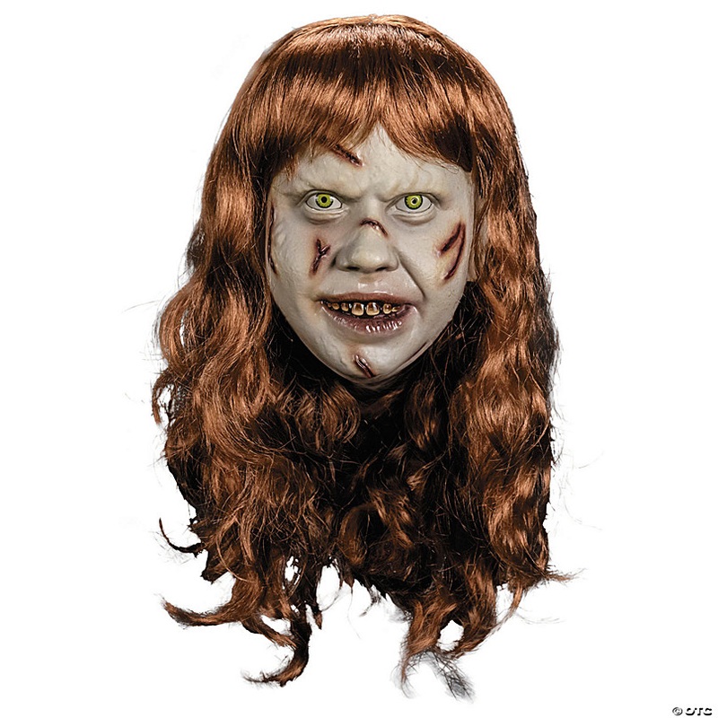 The Exorcist Deluxe Regan Plastic Mask - One Size
