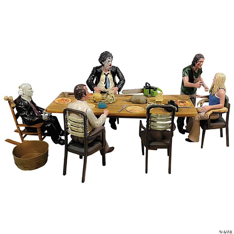 The Texas Chainsaw Massacre Dinner Scene Playset with Figures