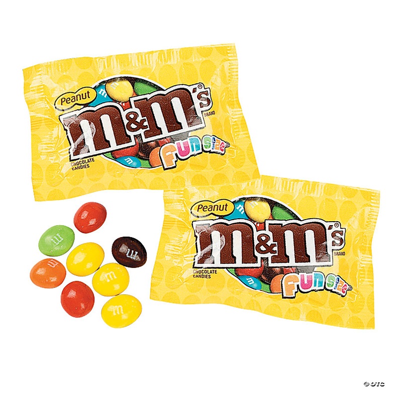 23 lbs. Mega Bulk 552 Pc. M&Ms Peanut Fun Size Candy Packs