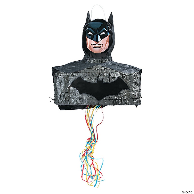 3D Batman Pull-String Piata