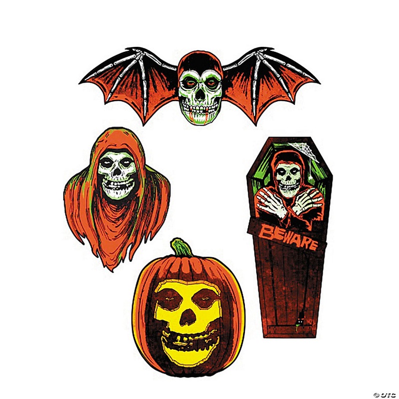 4 Pc. Misfits Fiend Series 1 Cutout Wall Decorations