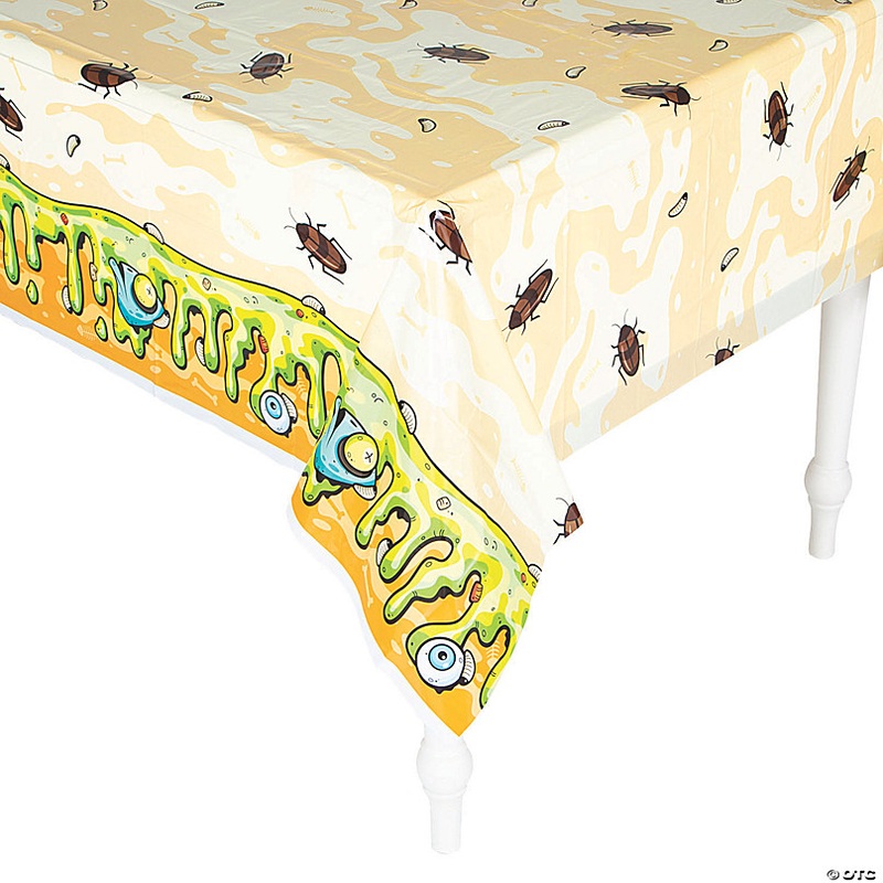 54 x 108 Gross Slime Plastic Tablecloth