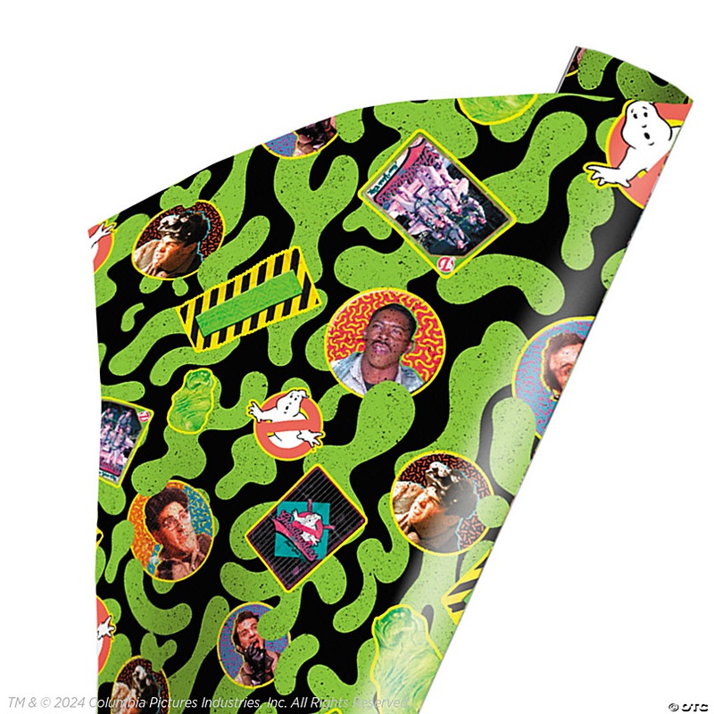 96 x 30 Wrapped in Terror Ghostbusters Retro Cheese Wrapping Paper