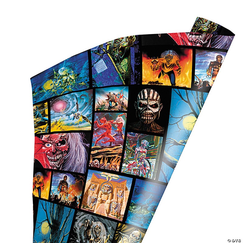 96 x 30 Wrapped in Terror Iron Maiden Legacy Wrapping Paper