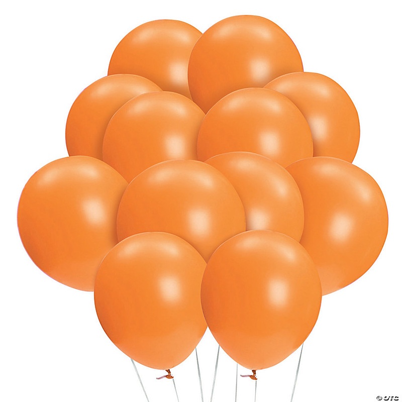 Bulk  144 Pc. Orange 11 Latex Balloons
