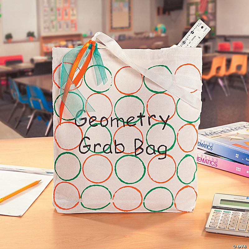 DIY Large White Canvas Tote Bags - 6 Pc.