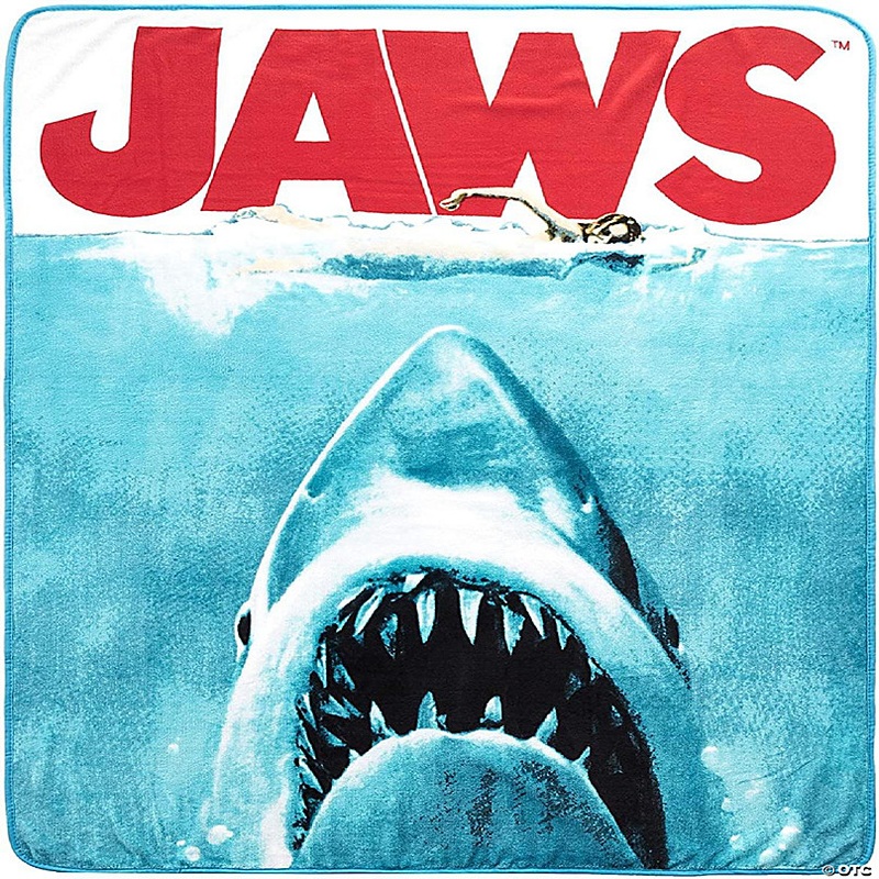 JAWS Movie Poster 50x60 Inch Micro-Plush Throw Blanket