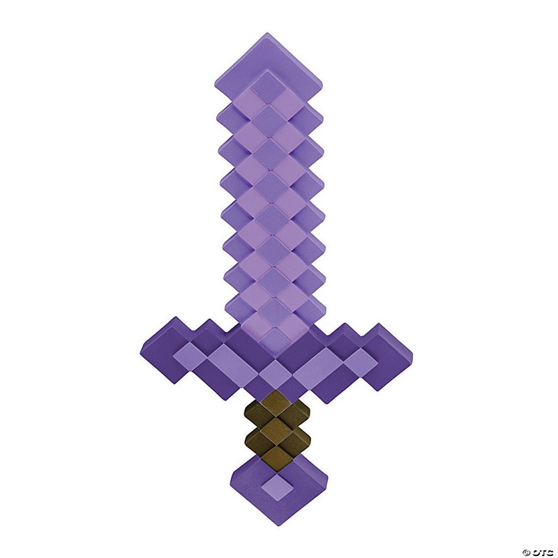 Kids Minecraft Enchanted Purple Sword