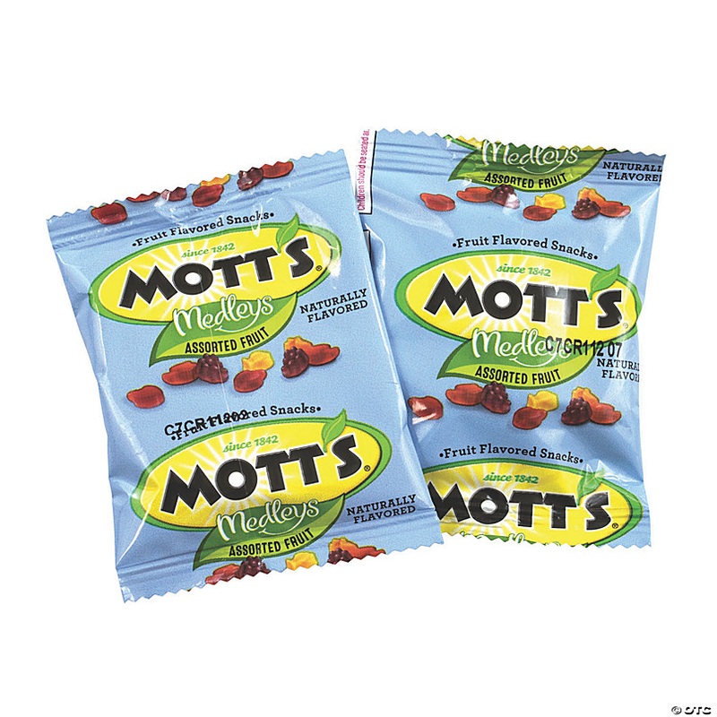 Mott's Medleys Fruit Snacks, 0.8 oz, 90 Count