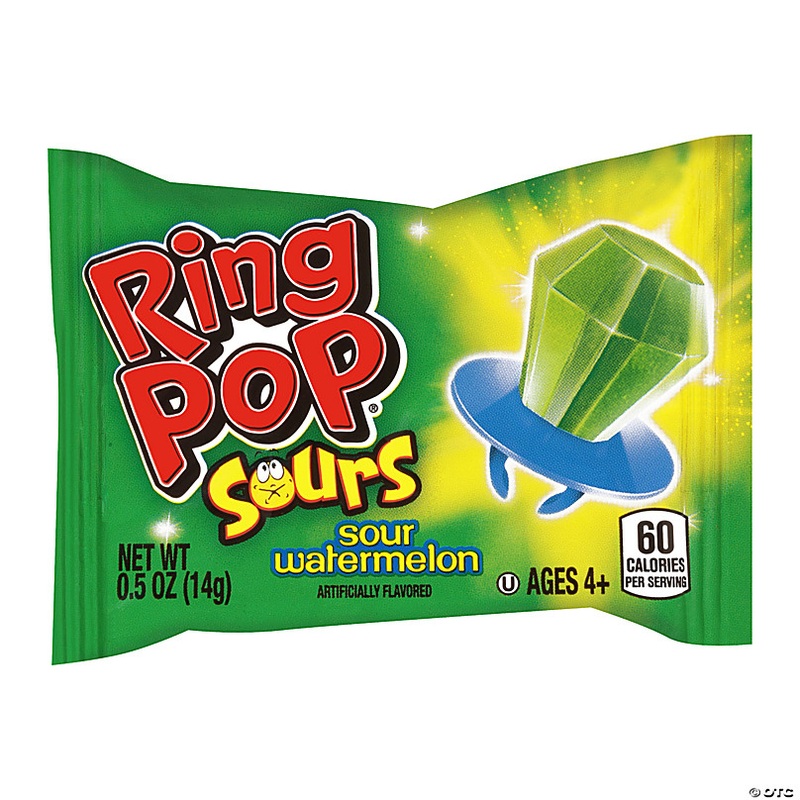 Red & Green Ring Pops Sours - 30 Pc.