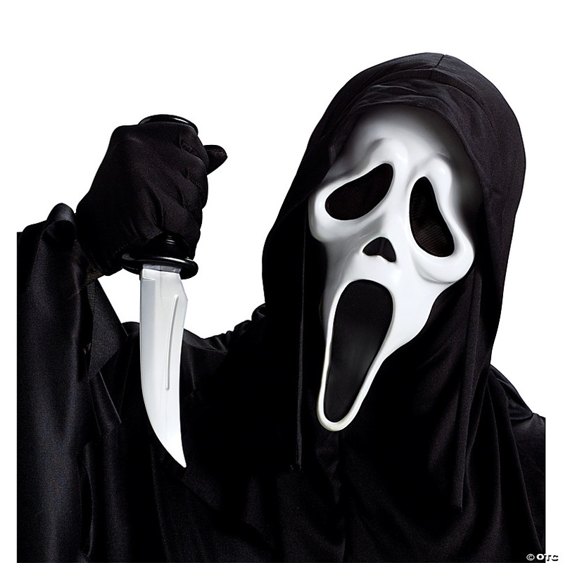 Scream Ghostface Mask with Knife