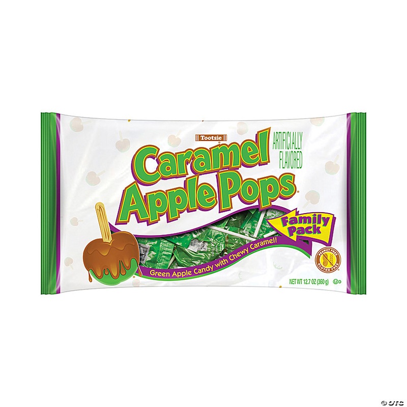 2 12.7 oz. Tootsie Caramel Apple Pops Family Pack - 20 Pc.
