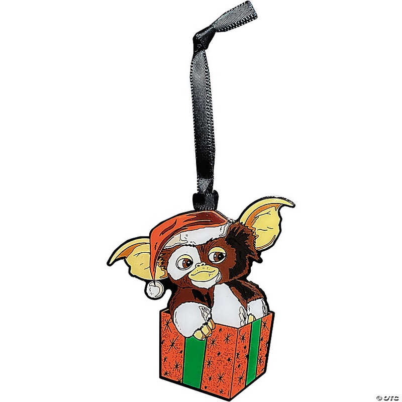 3 Holiday Horrors Gremlins Gizmo Metal Full-Color Ornament