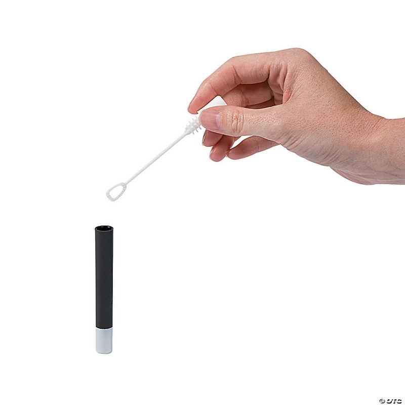 4 1/4 Mini Magic Wand Plastic Bubble Tubes - 24 Pc.