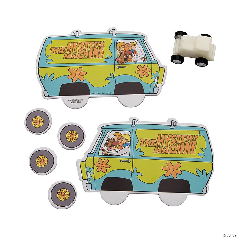 4 3/4 x 3 Scooby-Doo! Mystery Machine Pull-Back Craft Kit - Makes 12