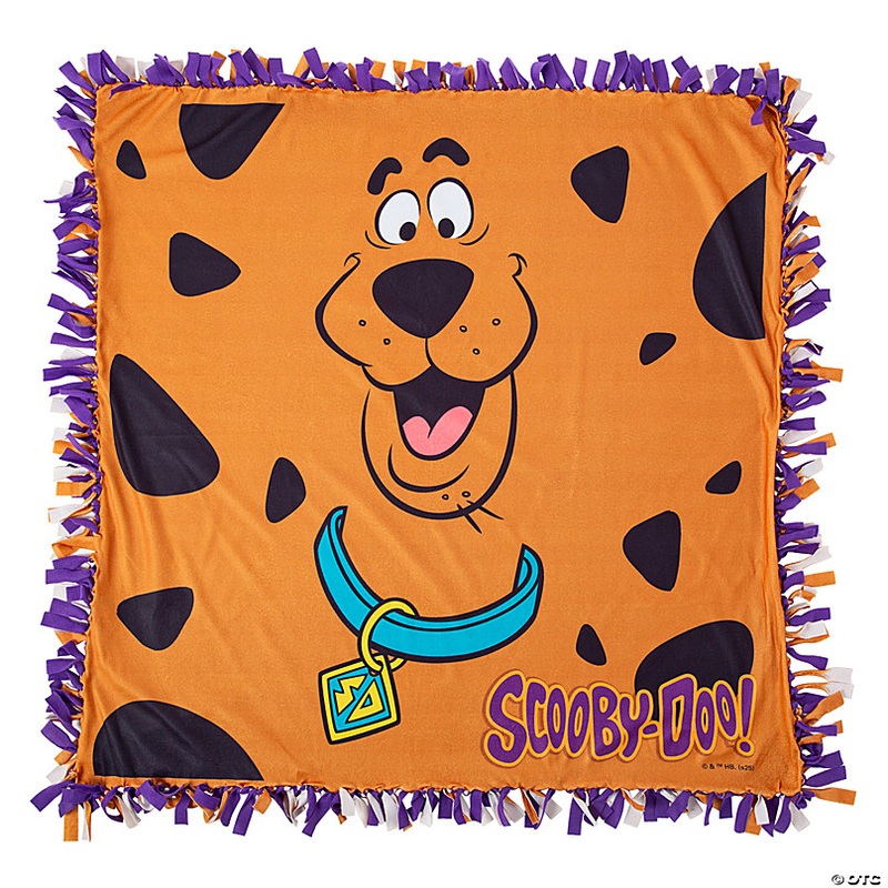 54 x 54 Scooby-Doo! Fleece Tied Throw Craft Kit - Makes 1