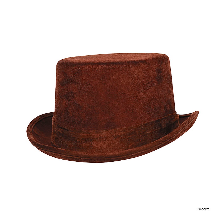Adults Faux Suede Top Hat