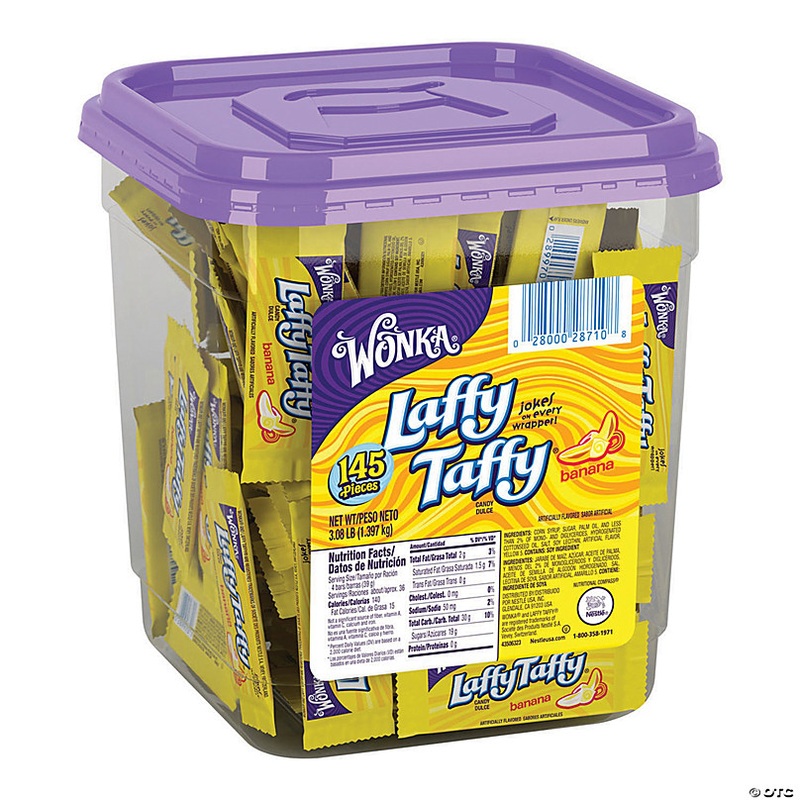LAFFY TAFFY Banana Tub, 145 Count