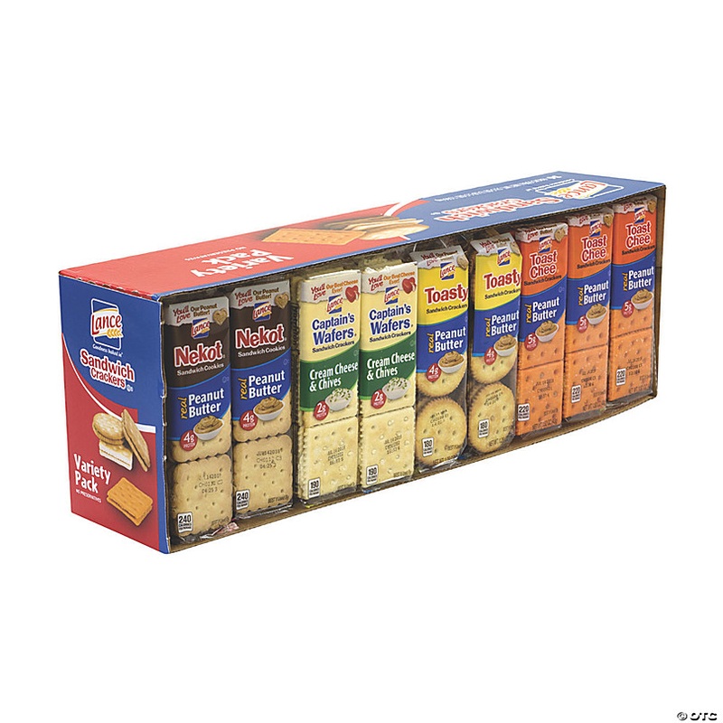 LANCE Sandwich Crackers Variety Pack, 36 Count