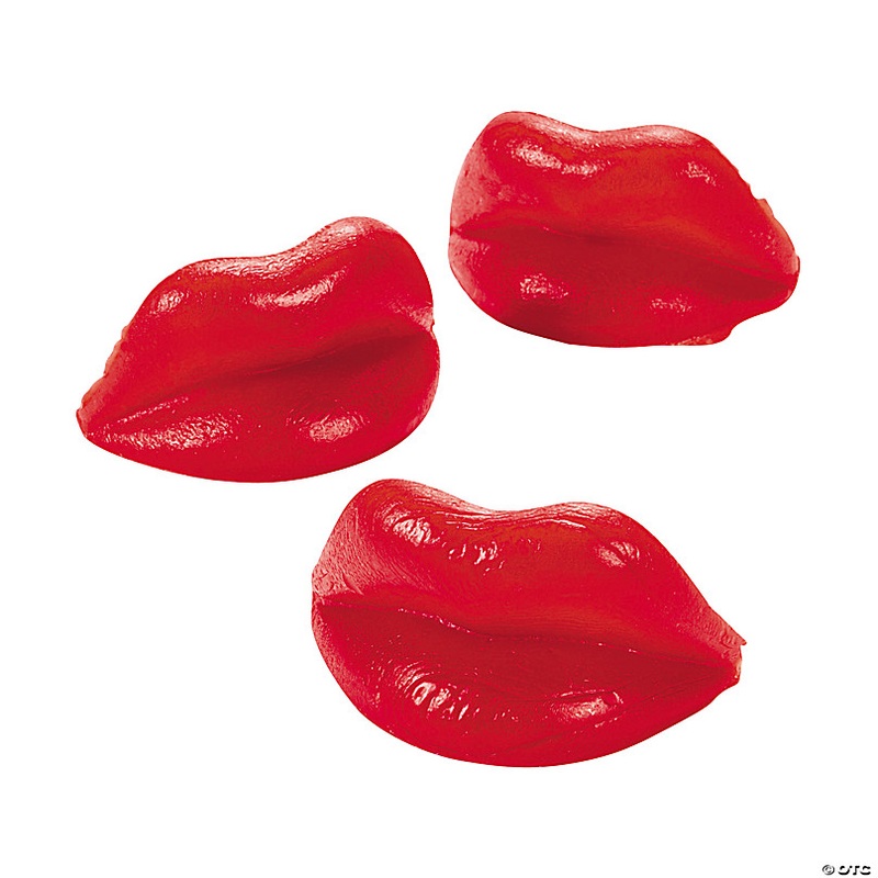 Red Wax Lips - 12 Pc.