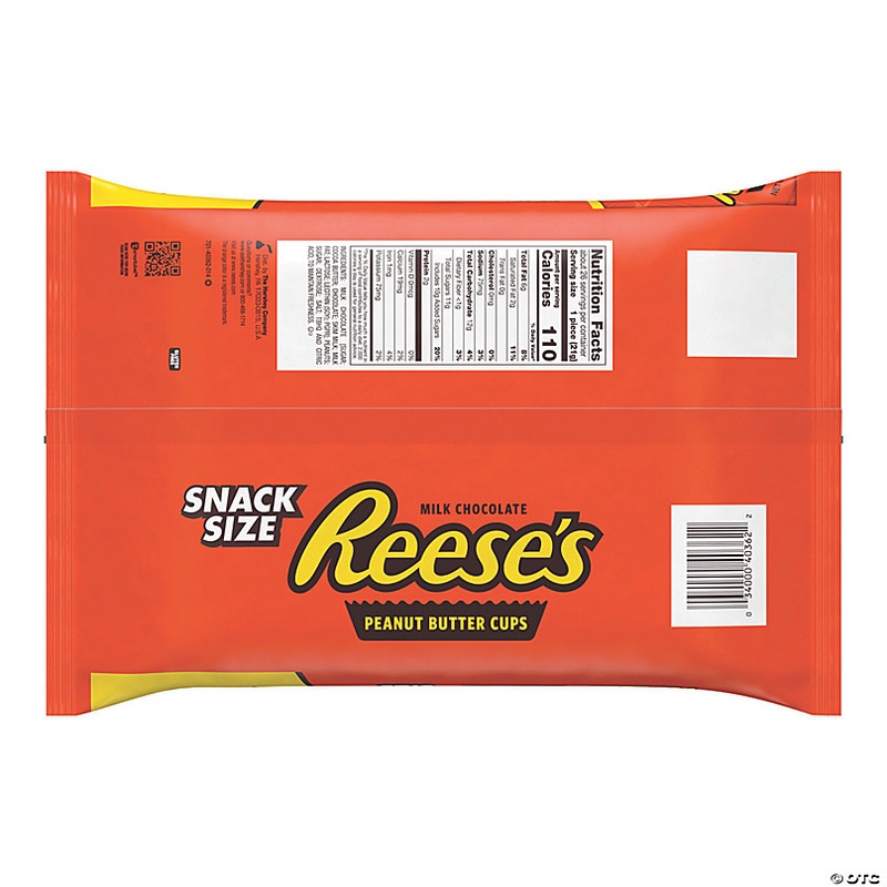 REESE'S Snack Size Peanut Butter Cups - 19.5oz bag