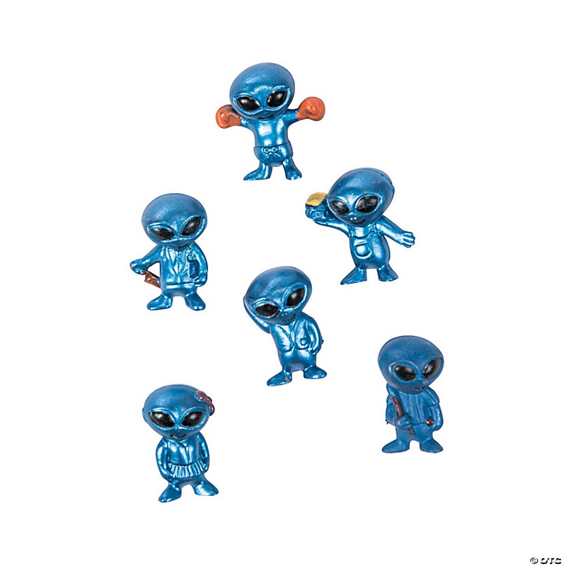 1 Bulk 48 Pc. Micro Out-Of-This-World Aliens