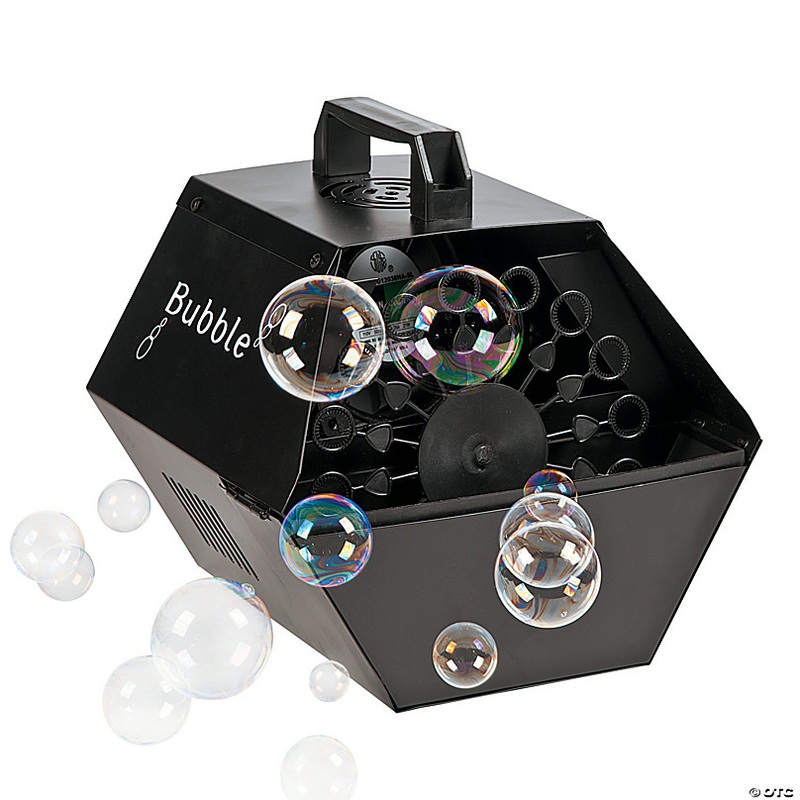 10 1/2 1 Liter Metal Plug-In Bubble Party Machine with 66 Cord