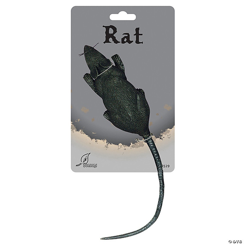 12 Black Rat Decoration