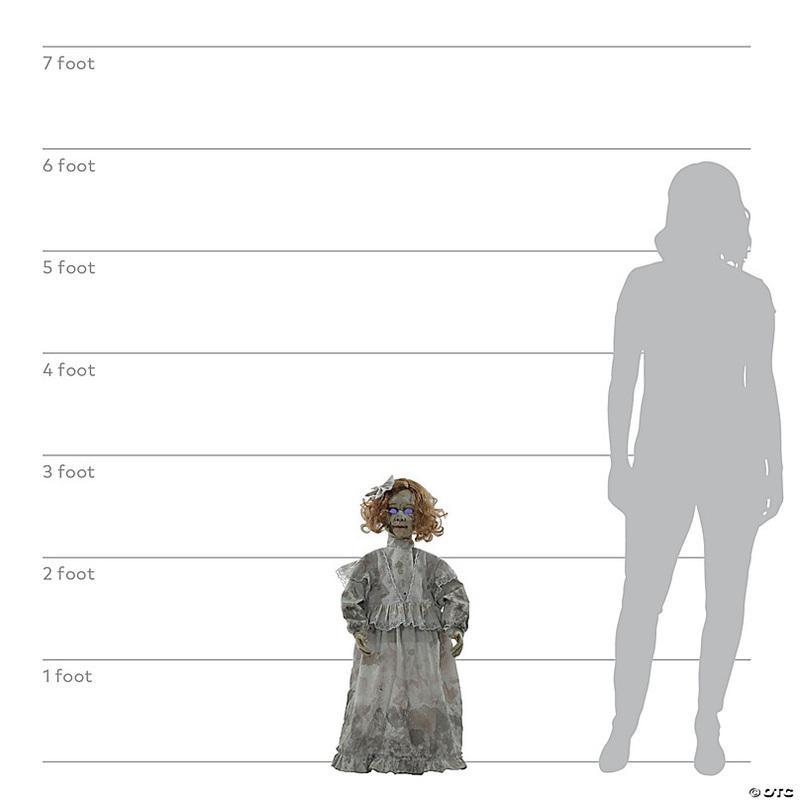 32 Animated Cracked Victorian Doll
