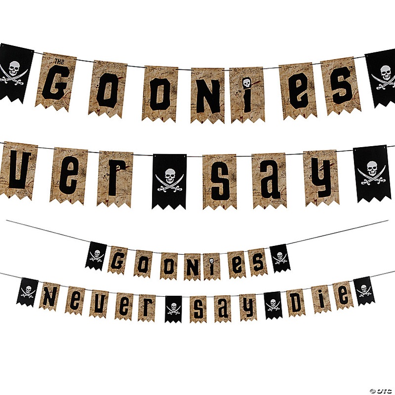 7 ft.  9 ft. The Goonies Never Say Die Hanging Garlands - 2 Pc.