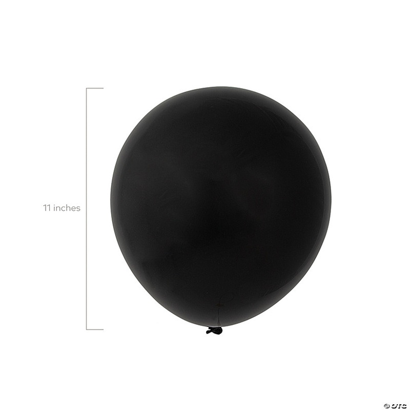 Bulk  144 Pc. Orange & Black 11 Latex Balloon Assortment