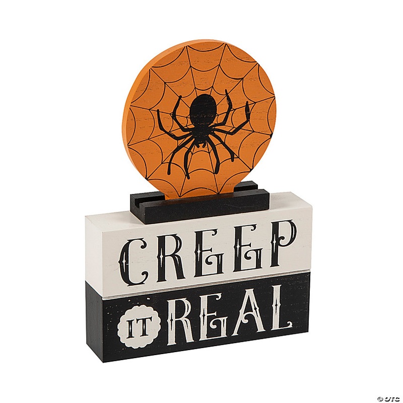 Creep It Real Stacked Tabletop Sign
