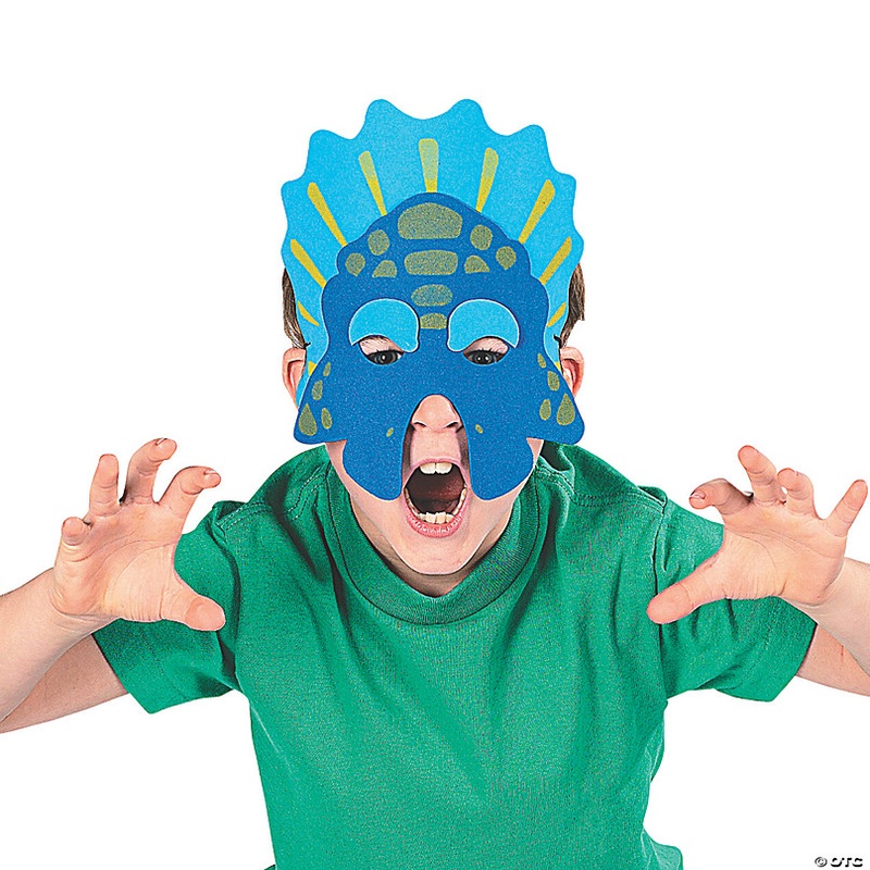 Dinosaur Masks- 12 Pc.