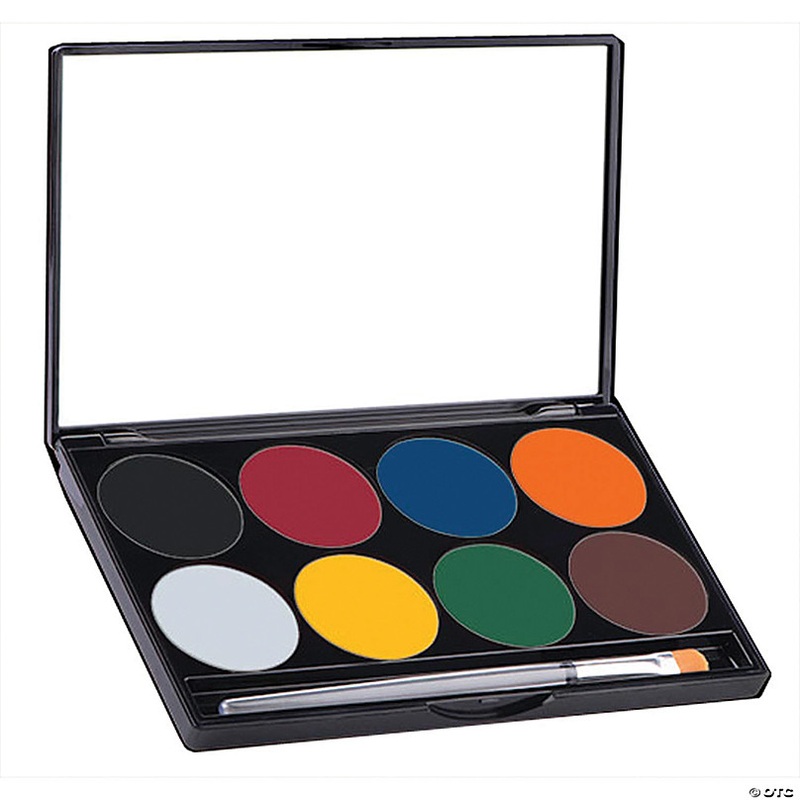 Mehron Paradise Makeup AQ 8-Color Refillable Palette Basic