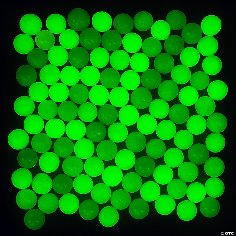 1 Bulk 144  Pc. Mini Neon Colors Glow-in-the-Dark Bouncy Balls