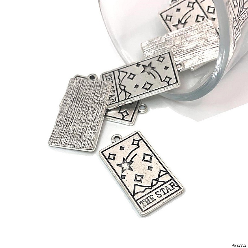 20 Pcs The Star Tarot Card Charms