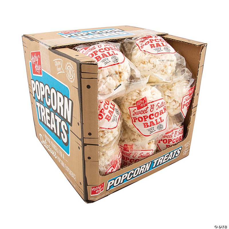 24 oz. Kathy Kaye Sweet & Salty Popcorn Balls - 24 Pc.