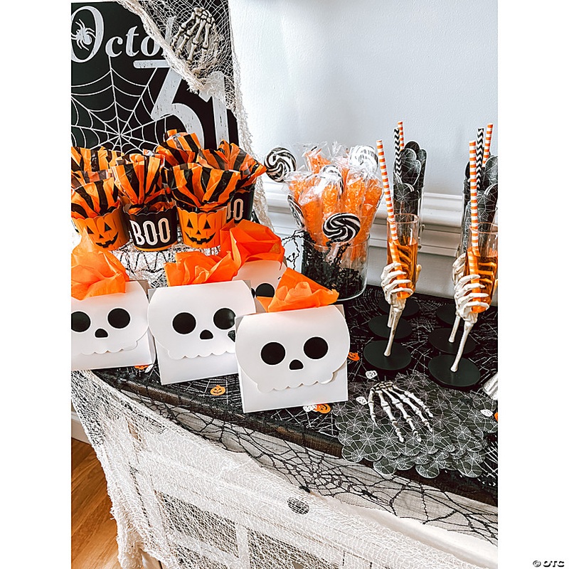 3/4 x 4 1/2 Black and White Swirl Round Lollipops - 24 Pc.