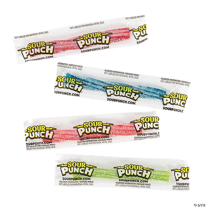 41 oz. Sour Punch Twists Fruit-Flavored Chewy Candy - 210 Pc.