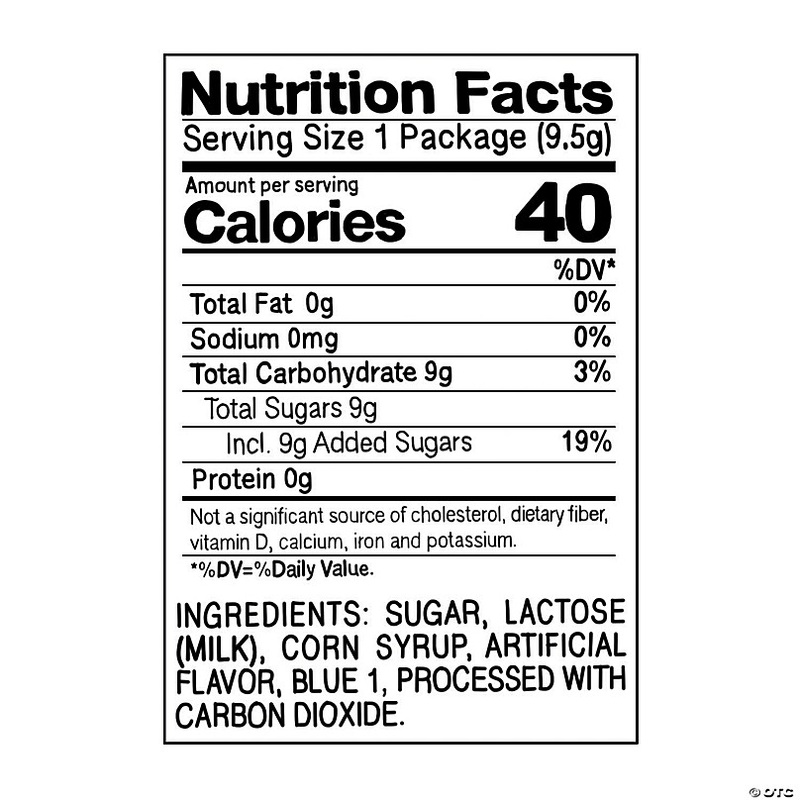 7 oz. Pop Rocks Blue Raspberry Popping Candy Packs - 24 Pc.