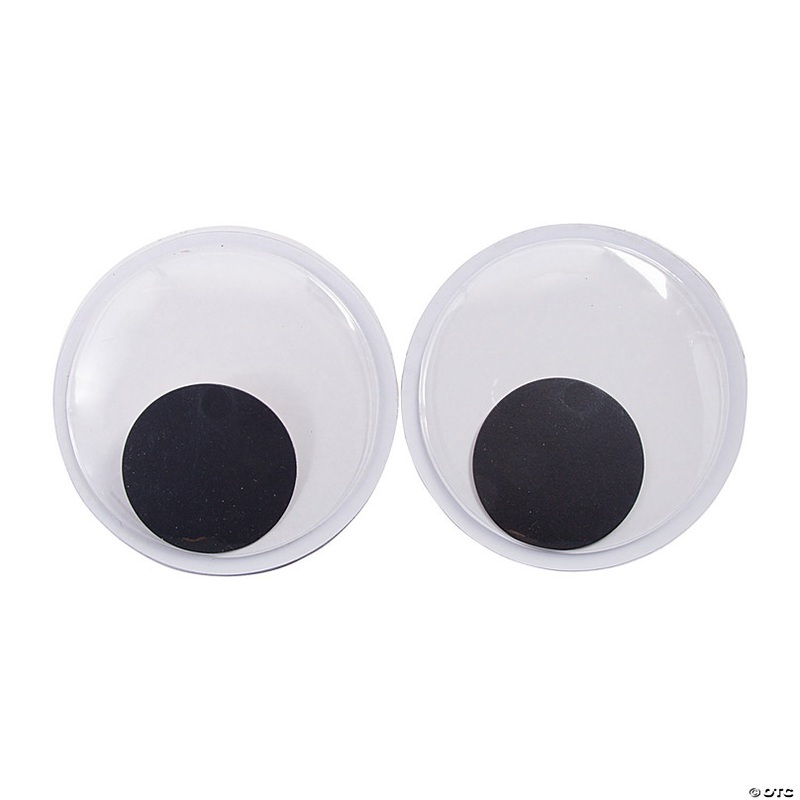 Jumbo Black Googly Eyes - 2 Pc.