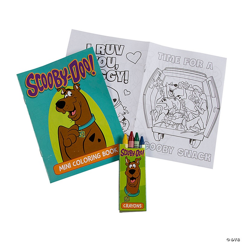 Scooby-Doo! Coloring Books with Crayons - 12 Pc.