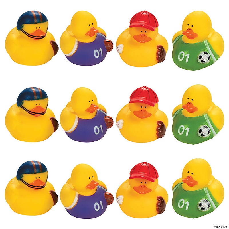 Sports Rubber Duckies - 12 Pc.