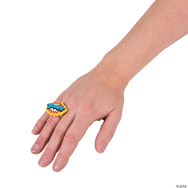 Superhero Rings - 12 Pc.