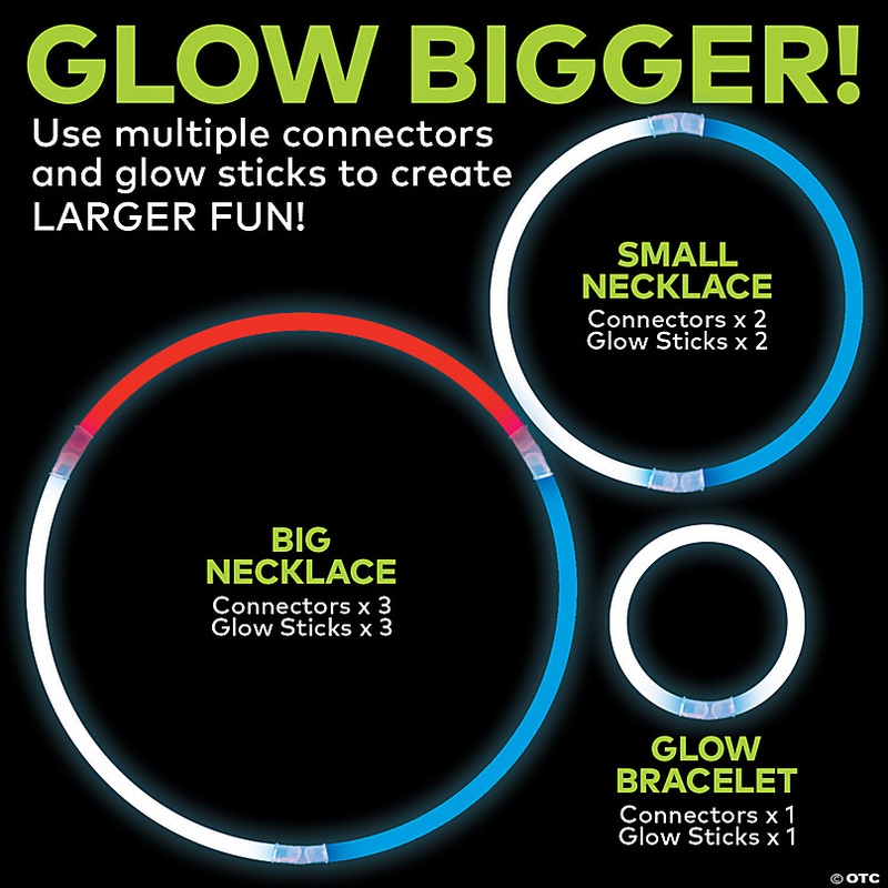 Vibrant Premium Glow Bracelets - 100 Pc. Assortment for Parties