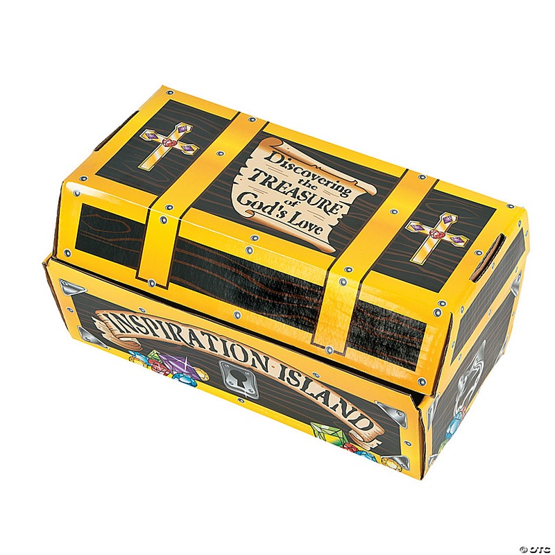 12 x 7 Bulk 100 Pc. Religious Toys Treasure Chest Assortment