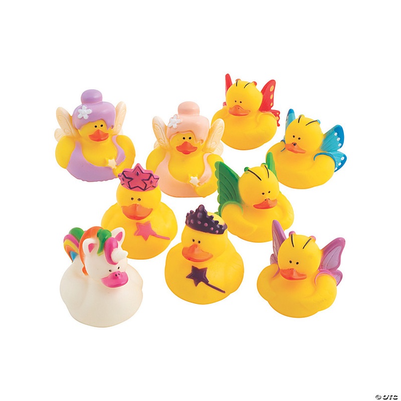 2 - 2 1/4 Bulk 48 Pc. Cute Vinyl Rubber Ducks Assortment