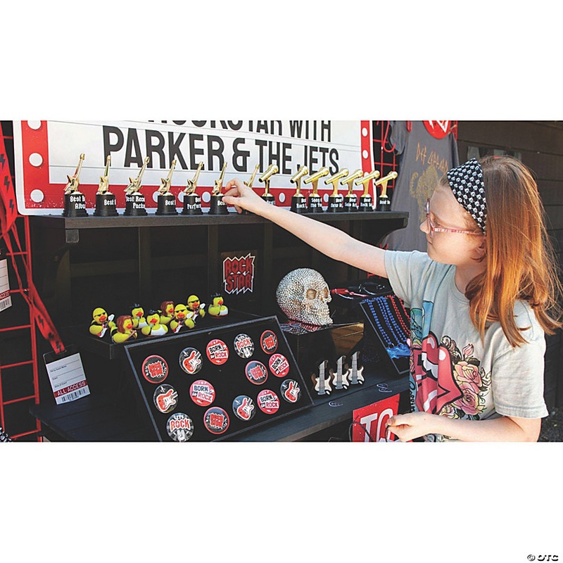 2 Rock Star Singer & Band Member Yellow Rubber Ducks - 12 Pc.